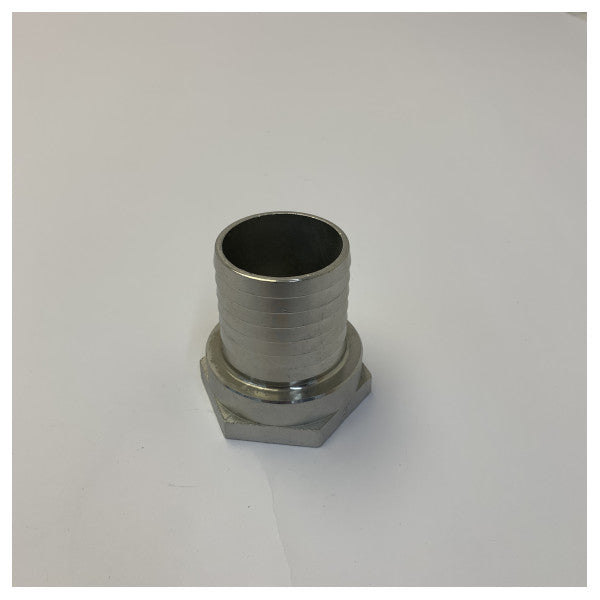 Osculati Conector de espigão fêmea para mangueira de 2 polegadas em aço inoxidável 316 17.210.11 