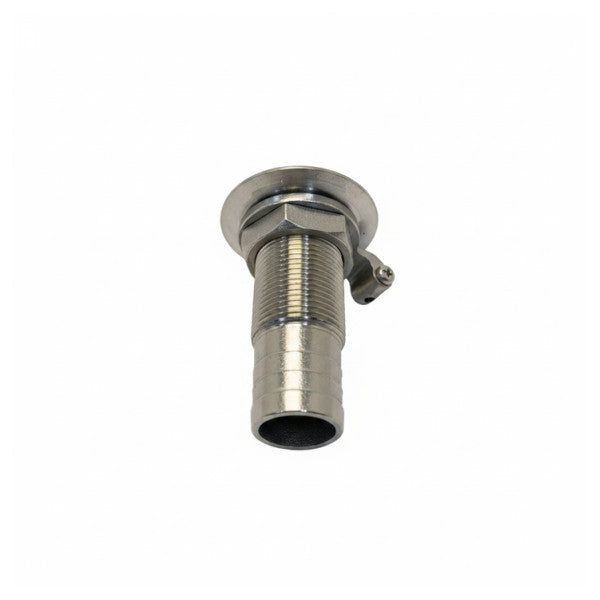 Osculati 17.524.02 Passa-casco em aço inoxidável com espigão para mangueira 3/4 polegadas 