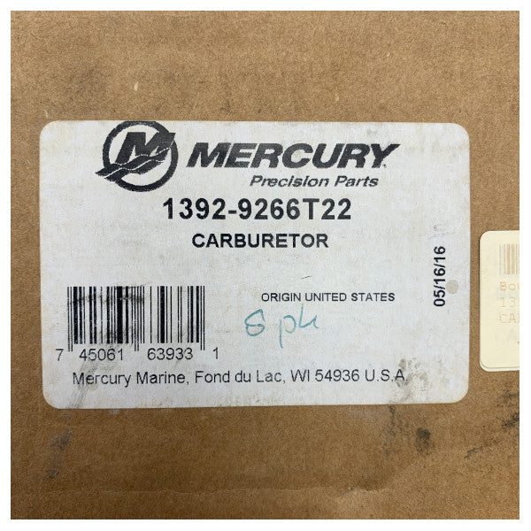 Карбуратор за двутактов двигател Mercury - Mariner 8 HP - 1392-9266T22