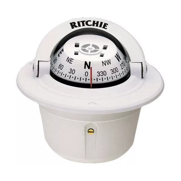 Gebrauchte Ritchie F-50W Compass Flush Mount Explorer-Serie Weiß