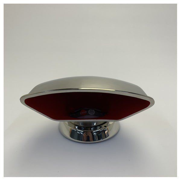 VETUS air intake DONALD, 75 mm, 316 stainless steel, red interior 
