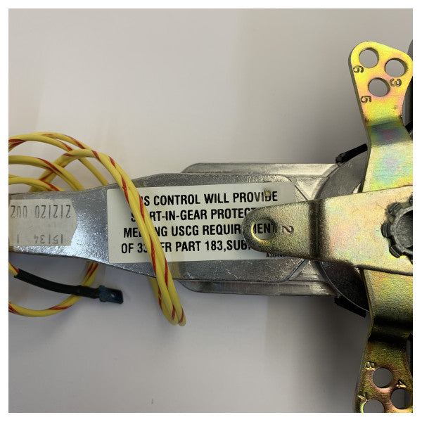 VETUS remote control for 1 motor - top mounting aluminium housing 