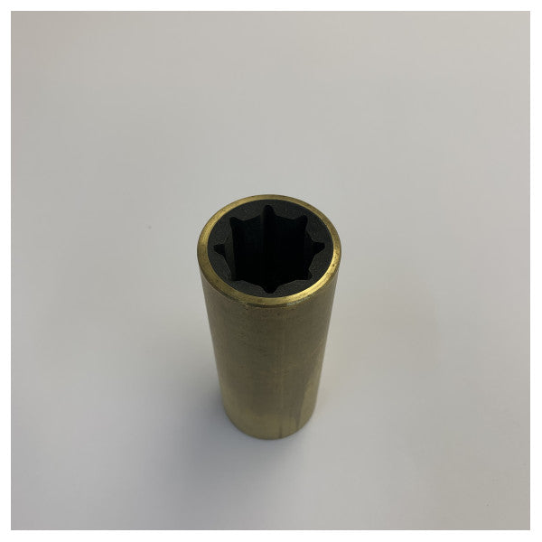 Gummileje med messingkappe 25mm x 40mm x 100mm  Vetus RL2540 