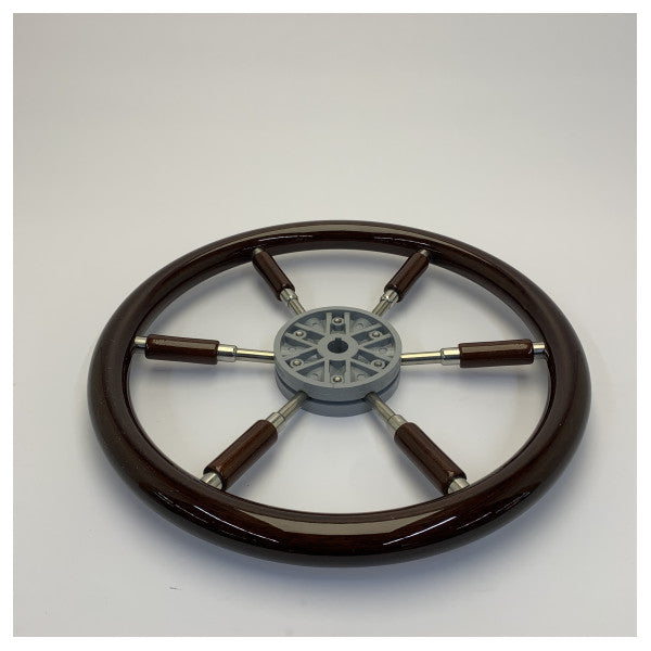 Rota tal-isteering VETUS b’ittra mahogany u spalletti, 380 mm 