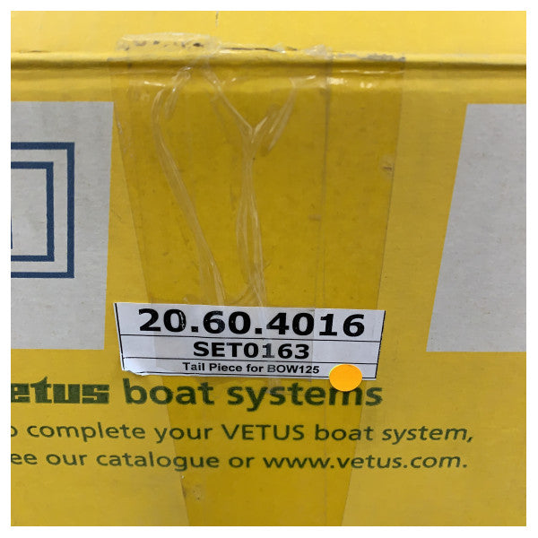 Vetus SET0163 biċċa tad-denb tal-thruster kompluta għal BOW125 