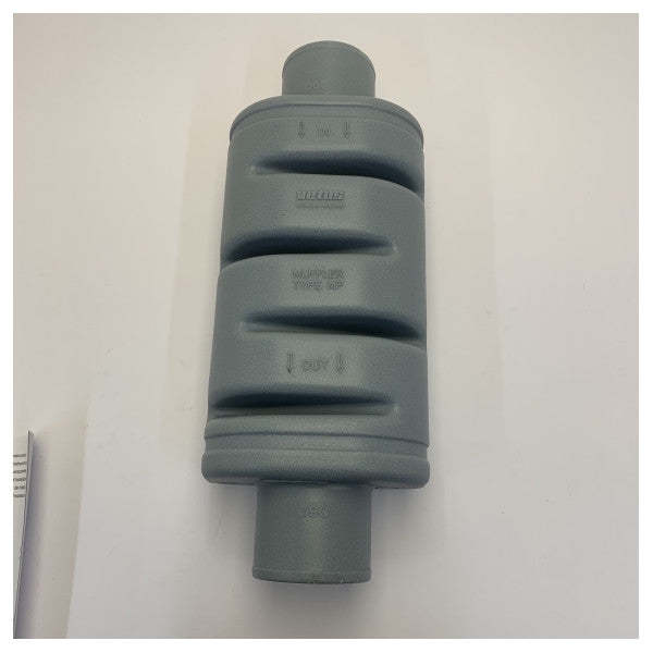 Vetus DEMPMP90 Silencer għal 90mm Exhaust Hose 456x130mm 