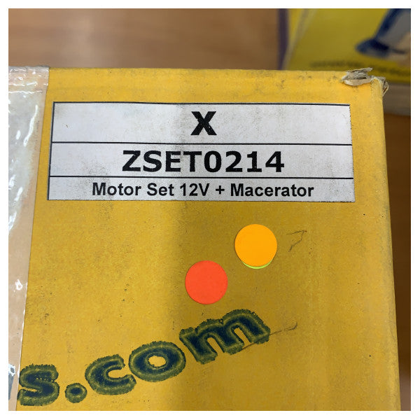 Vetus SET0214 Motor 12V and Macerator for SMTO2S12/WCPS12V