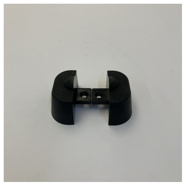 Vetus ETRAP60B Set end pieces Black For rubbing strake type TRAP60
