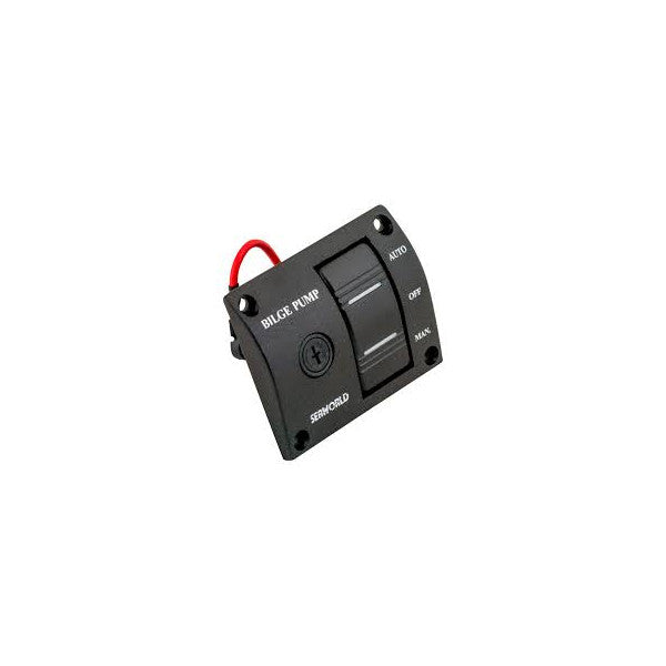 Upravljačka ploča morskog svijeta bilpump Black 12/24V - 14572302