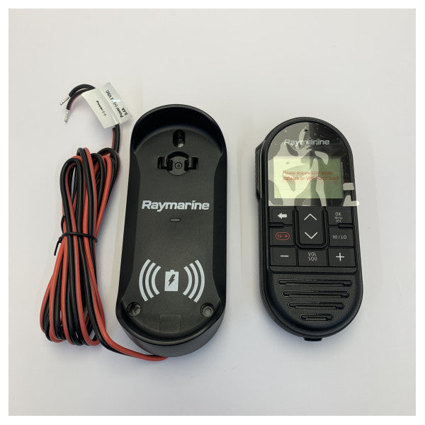 طقم المحطة الثانية اللاسلكية Raymarine Ray90 مع سماعة وقاعدة توصيل - T70433 