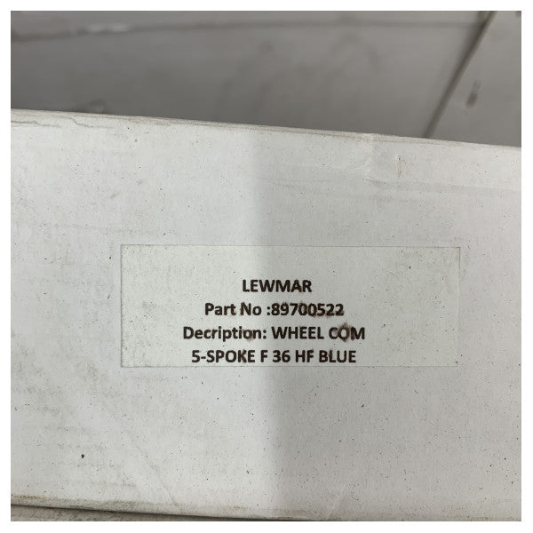 Lewmar Volante de leme Commodore de 5 raios Azul - 89700522 