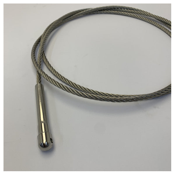Lewmar 89101433 cavo in acciaio inox da 6 mm occhiello-occhiello 2350 mm 
