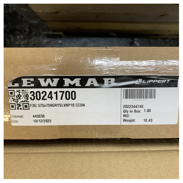 Lewmar Flush 3G Marine Deck Access Hatch 575 x 759 mm - 30241700 