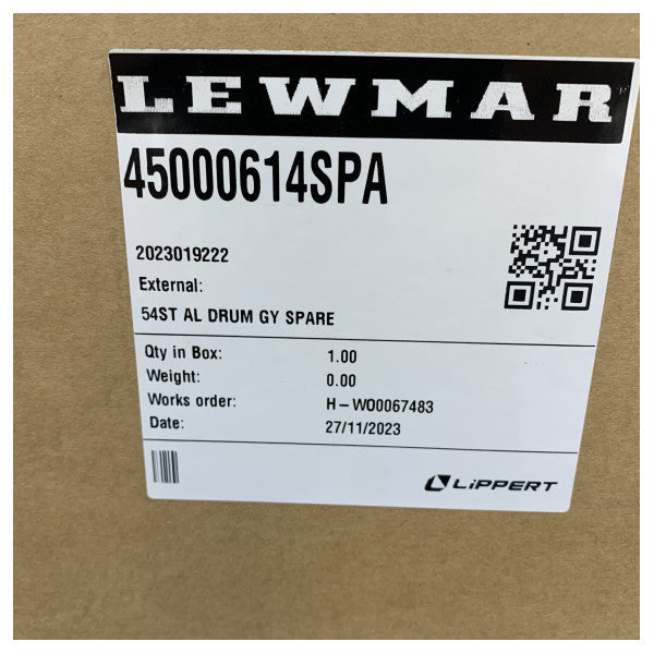 Lewmar 54ST Алюмінієвий барабан лебідки Ocean сірий запасна частина - 45000614SPA 