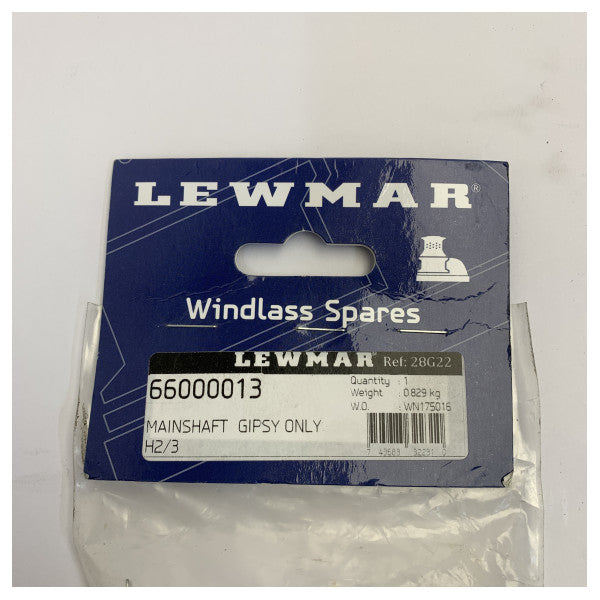 Lewmar H2/H3 glavna osovina vitla samo za vitla s gypsyem - 66000013 