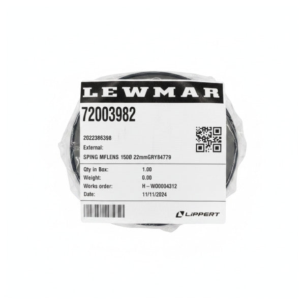 Lewmar M-Flange 150 mm Vetro di ricambio per oblò portlight - 22 mm - 72003982 