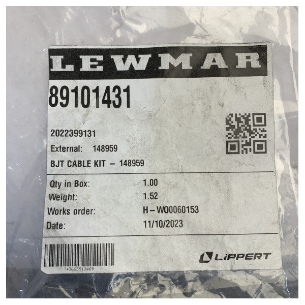 Lewmar BJT-kabelsett i rustfritt stål - 148959 - 89101431 