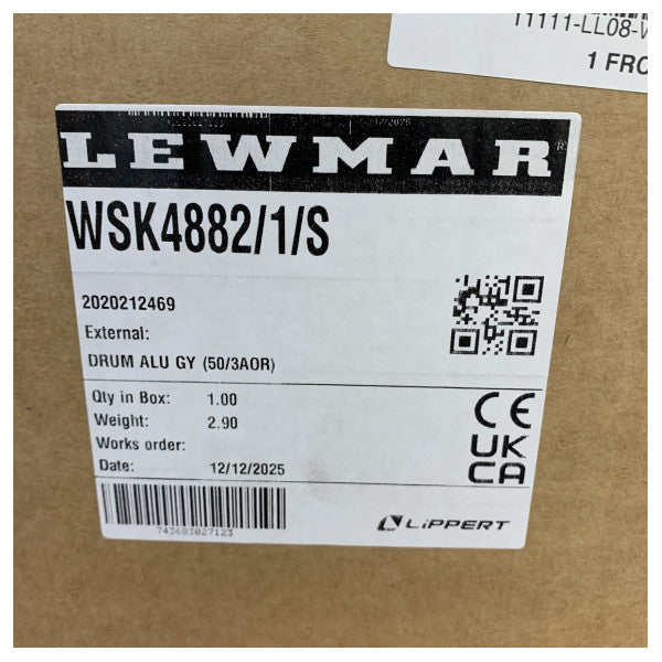 Lewmar самонастляваща лебедка, размер на барабана 50/3AOR - сив алуминий - WSK4882/1/S 