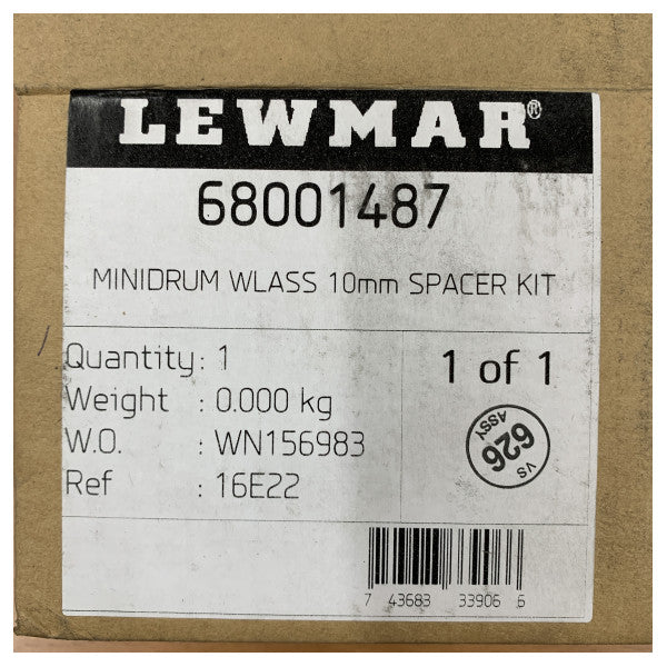Lewmar 68001487 Minidrum Windlass 10mm Spacer Kit - Aluminiu Anodizzat 