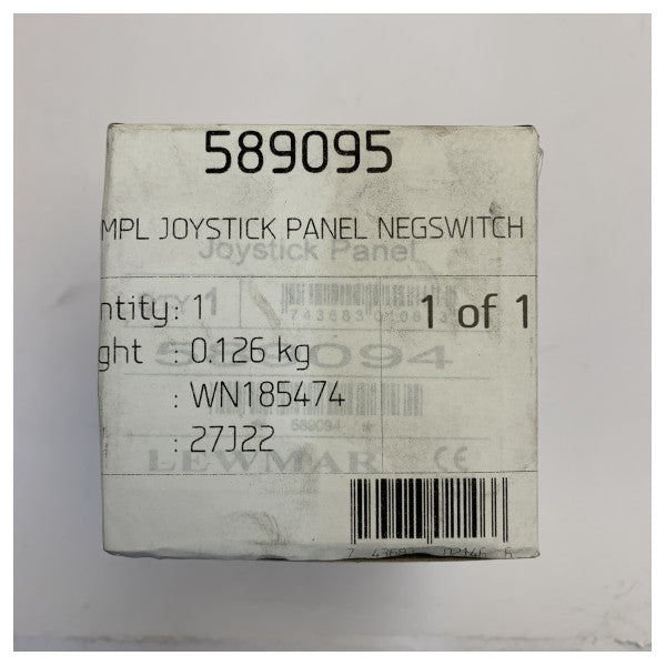 Lewmar 589095 Einfaches Joystick-Bedienfeld für Bugstrahlruder Negswitch 