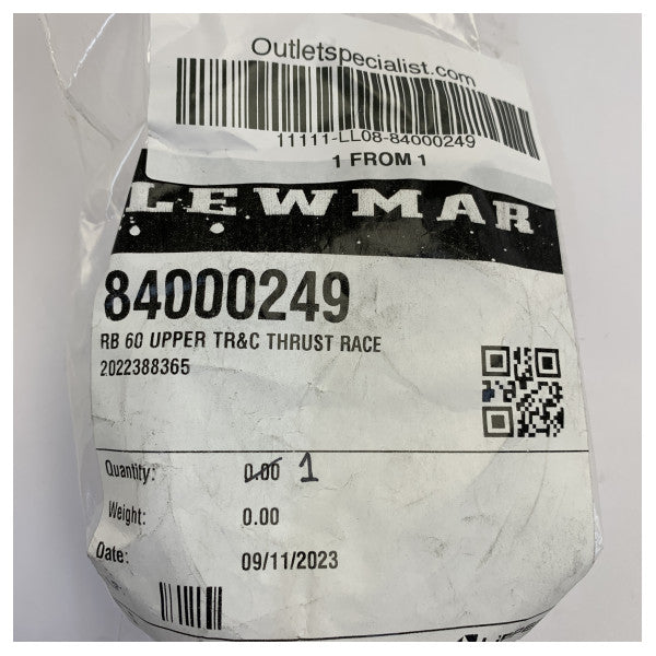 Lewmar 84000249 RB 60 Upper TR and C Thrust Race 