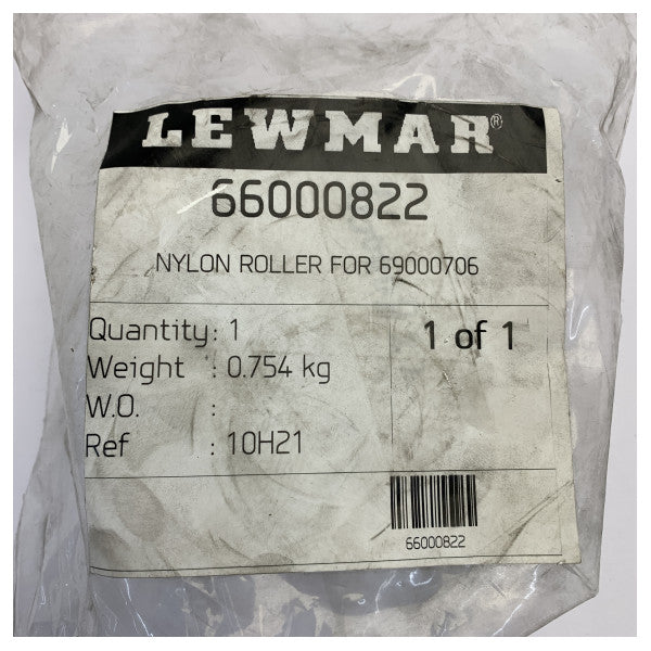 Lewmar 66000822 nylonrulle til 69000706 
