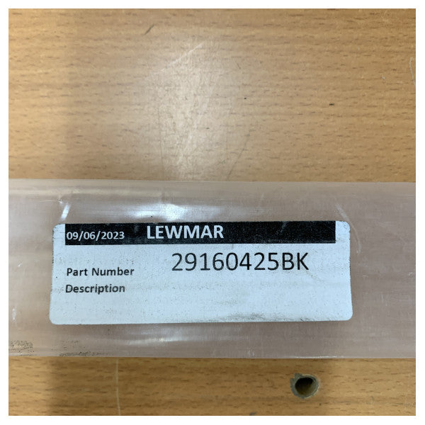 Lewmar Size 0 wstępnie nawiercona aluminiowa szyna tłoka - 2,506 m - 29160425BK 