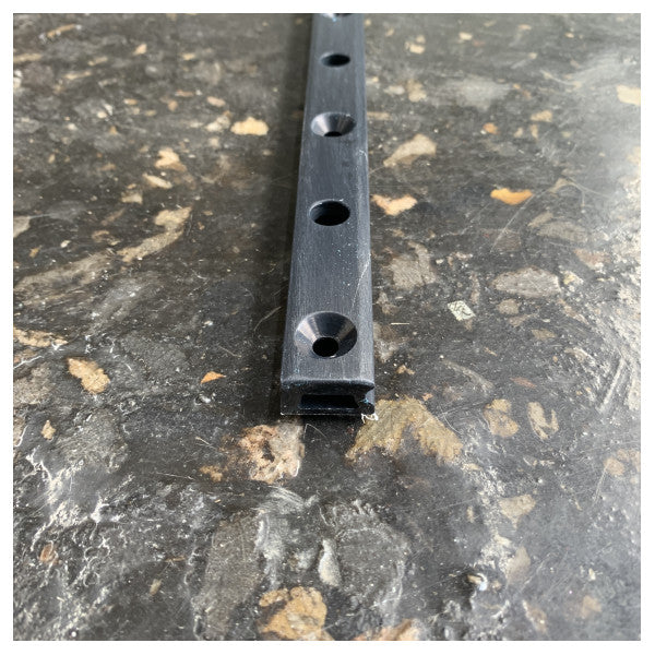 Lewmar Size 0 Pre-Drilled Plunger Track 3.14m Aluminium - 29370055BK