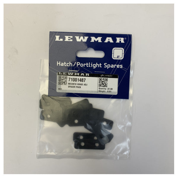 Lewmar 71001487 Mechfix Hinge Adjustable Spacer Pack