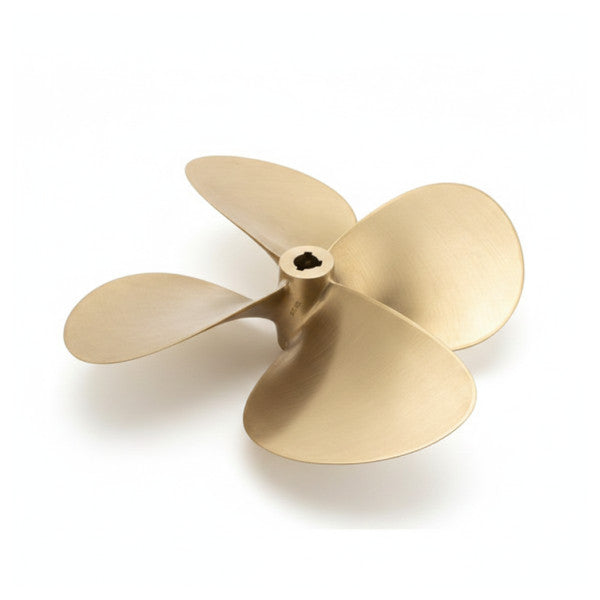 Nakashima 4-Blade Boat Propeller GL469 R2718050140 Polished Marine Propeller 