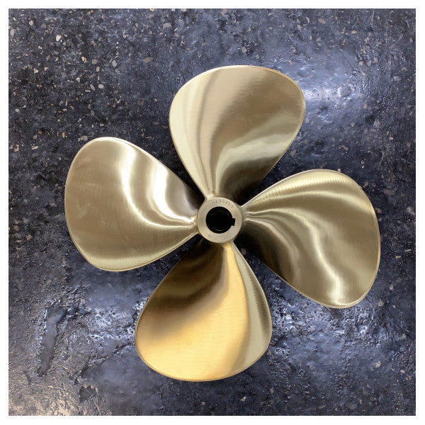 Nakashima 4-Blade Boat Propeller GL469 R2718050140 Polished Marine Propeller 