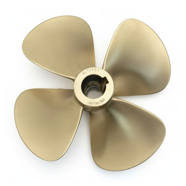 Michigan Propellers 4-Blade Messingpropeller GL469 25x17 RH 45mm 851892 