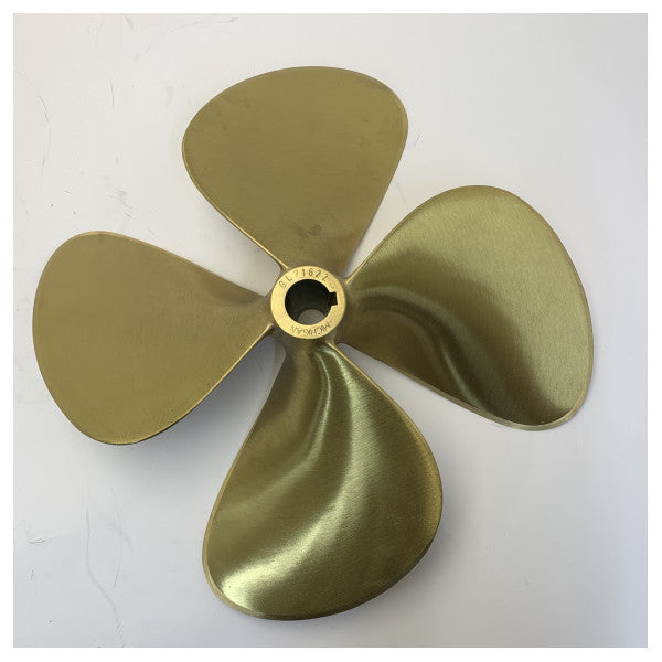 Michigan Propellers 4-Blatt Messingpropeller GL469 19x1 RH 35mm - 850012 