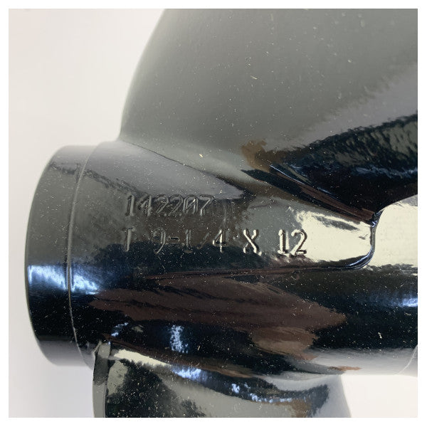 Hélice de alumínio para barco Michigan Match 3 pás 9 1/4x12 RH - 142207 