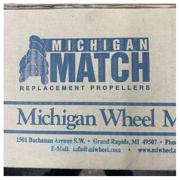 Michigan Match 3-blads aluminiums båtpropell 10 3/8 x 13 RH - 31048 