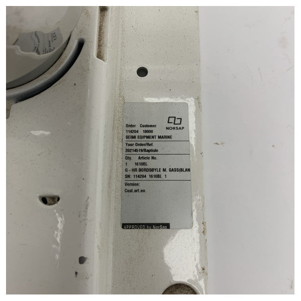 Norsap 1610BL Langlebige Marine-Halterung aus Aluminium und Kunststoff mit Schnellverschlussklemme für Boote und Schiffe