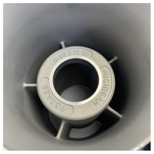 Michigan Ballistic 3-bladet propeller i rustfrit stål 13 1/2 x 22 RH - 953422 
