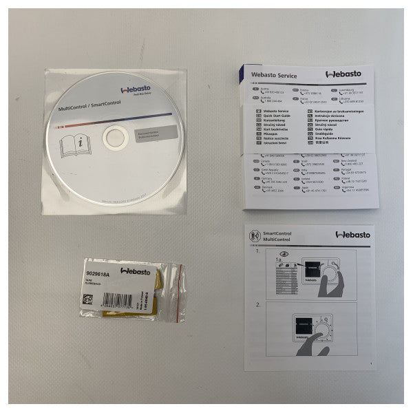 Webasto Air Top EVO 55d 5,5 kW Dieselheizungs -Kit mit Thermostat 12V