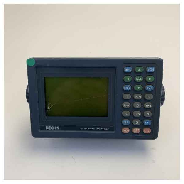 Koden KGP-920 GPS Navigator Display - Used with Damaged Screen