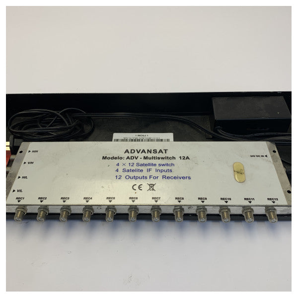 ADV-MULTI-12A 4x12 Satellit Multiswitch - Użat 
