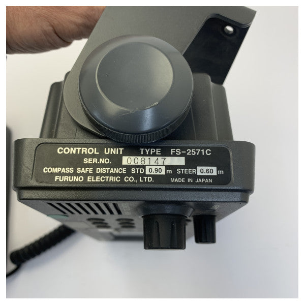 Kullanılmış ahize ve braketli Furuno FS-2571C-2 Deniz VHF/DSC Telsizi 