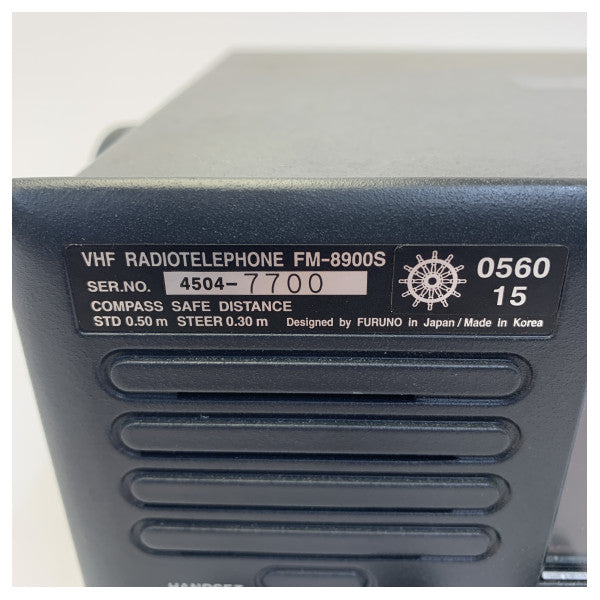 Rádio VHF Marítimo Furuno FM-8900S DSC Classe A GMDSS - Usado 