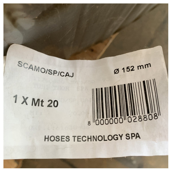 ホース技術 SCAMO/SP/CAP-152 152 mm 排気ホース 20 M