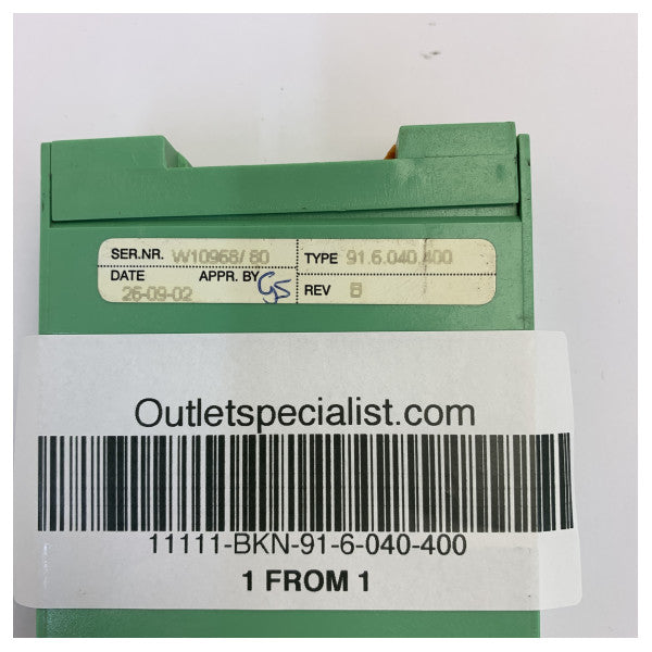 Phoenix Contact 91-6-040-400 Interface Converter Isolator - Used 