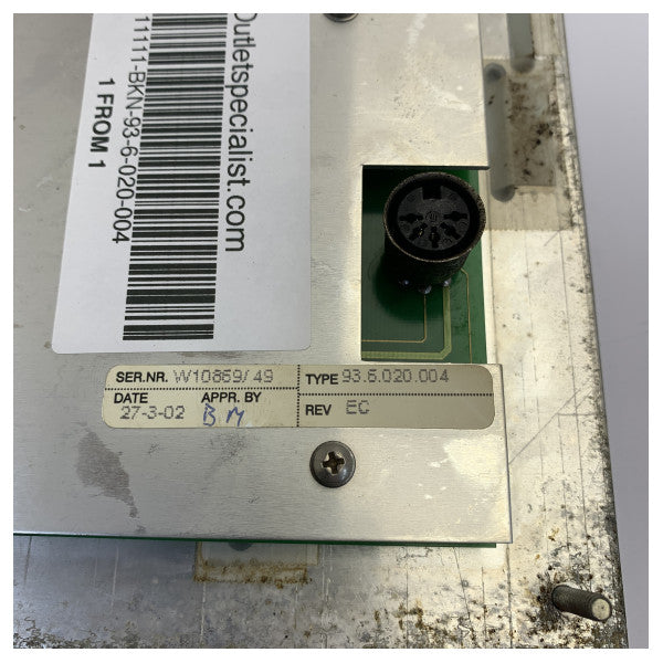 Praxis 93-6-020-004 Interfaz de trackball para montaje empotrado en panel de control marino - Usado 