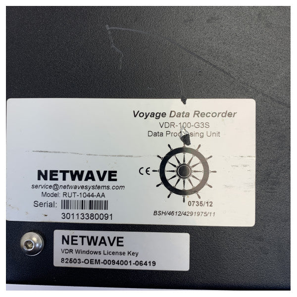 Netwave VDR-100-G3S Voyage Data Recorder Marineelektronik - Brugt 