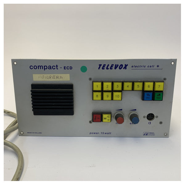 Televox Compact 10-ECD maritimt kommunikationssystem - brugt 