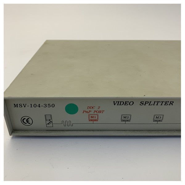 MSV-104-350 VGA-videosplitter med 4 porte, 350 MHz - Brugt 