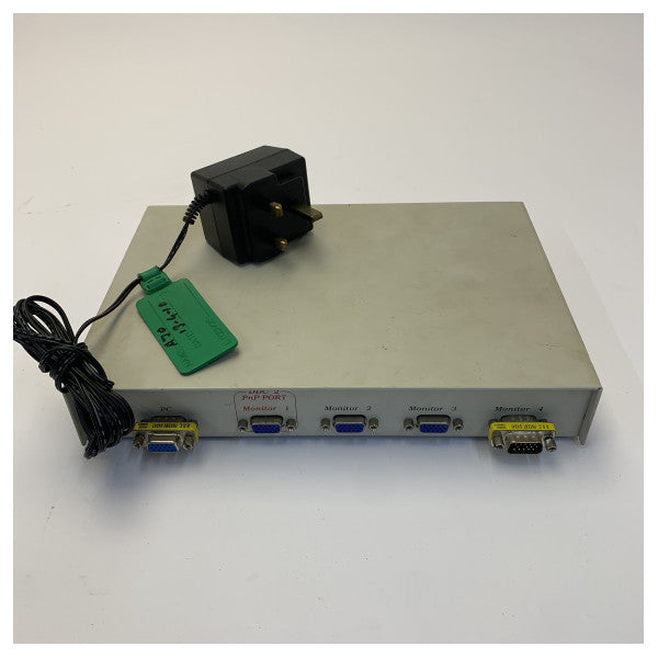 MSV-104-350 VGA-videosplitter med 4 porte, 350 MHz - Brugt 