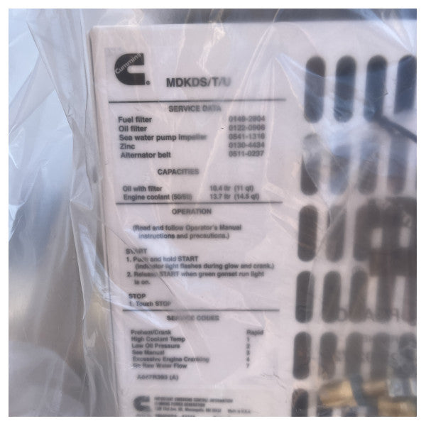 Cummins Onan 27 MDKDU 27 kVa 230V | 50HZ meridieselgeneraattori